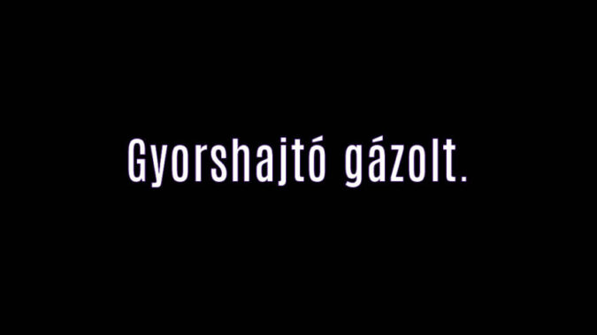 Gyorshajtó gázolt.