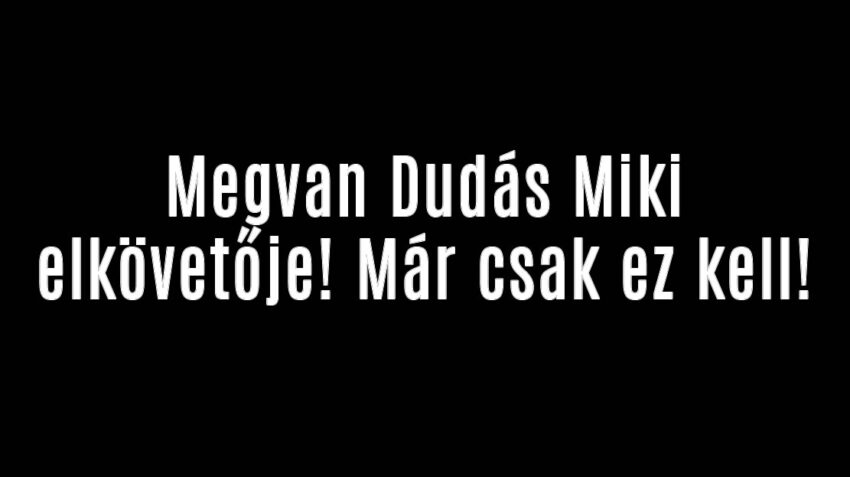 Megvan Dudás Miki elkövetője! Már csak ez kell!